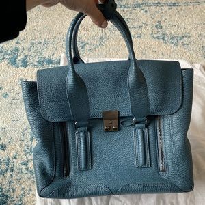 3.1 Phillip Lim Pashli Medium Satchel in Blue